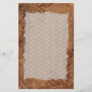 Präglad läderLook brevpapper