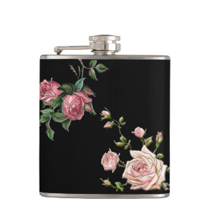 Präglade rosa ros för elegant fickplunta