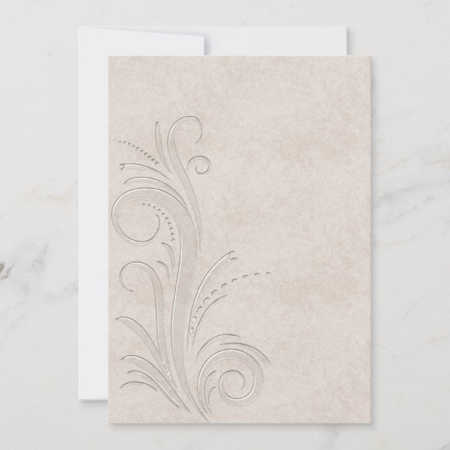 Präglar prägling Debutantbal Invitation Inbjudningar (Framsida)