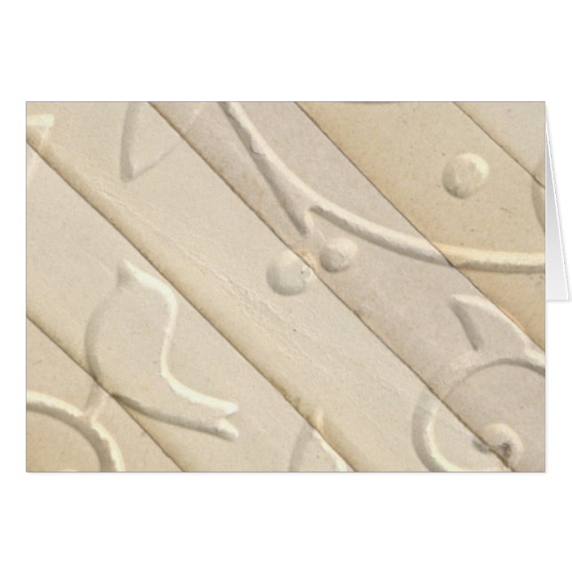 Präglat pappert designkort OBS kort (Framsidan Horizontal)