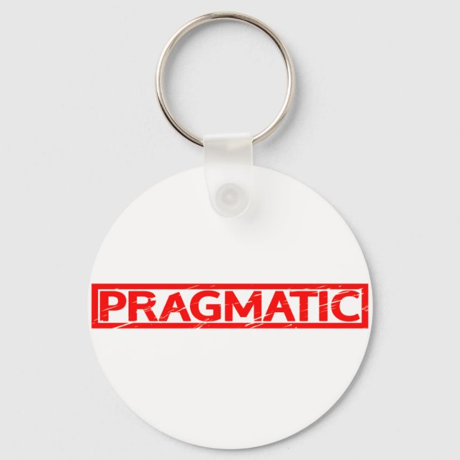 Pragmatic Frimärke Nyckelring (Framsida)