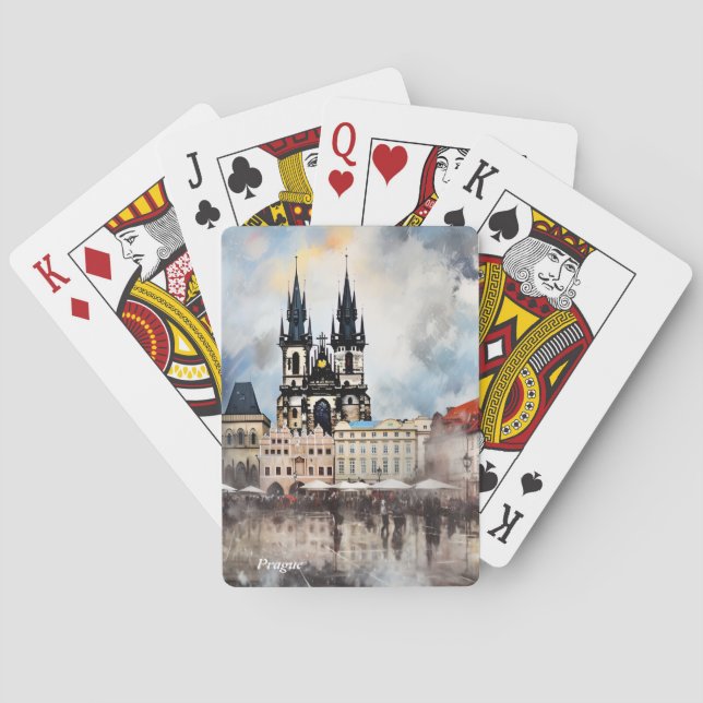 Pragnatten i Tjeckien Casinokort (Baksidan)