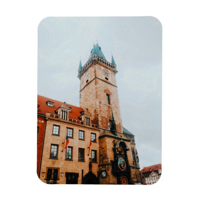 Prags astronomiska klocka, Gamla torget Czechia Magnet (Vertikal)