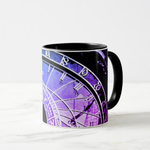Prags astronomiska klocka och Skeleton /Czechia Mugg