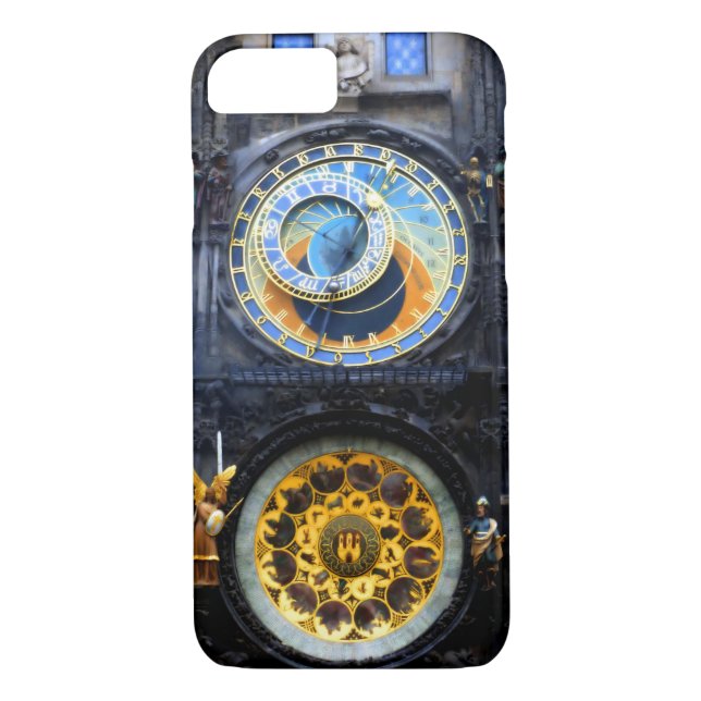 Prags astronomiska klocka Photo Case-Mate iPhone Skal (Baksida)