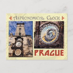 Prags astronomiska klocka, Tjeckien Vykort
