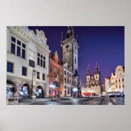 Prags gamla stadstorget, Clock Torn Poster