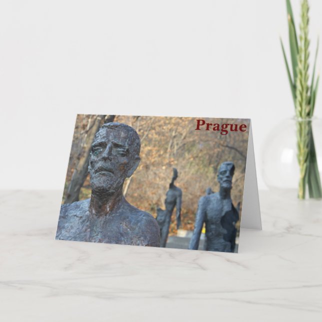 Prags minnesmärke kort (Framsida)