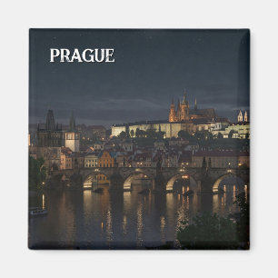 Prags slott och charles Bron Nattresa Magnet