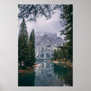 Pragser Wildsee (Sjö Prags) Poster