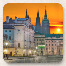 Pragslott i plasten på morgonen underlägg