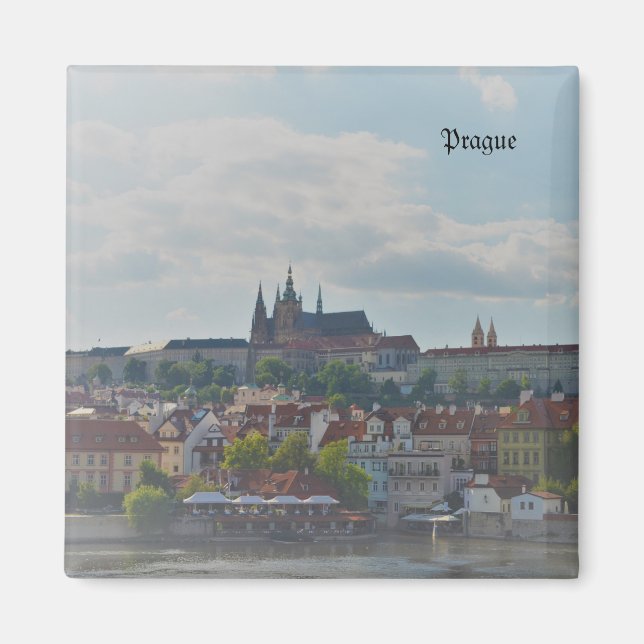 Pragslott i vattenfärg magnet (Framsidan)
