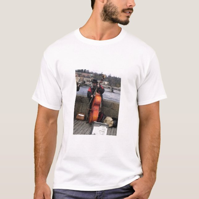 Prague basist tee shirt (Framsida)