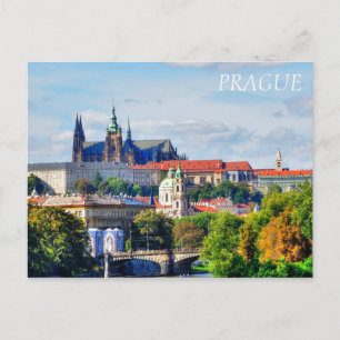 Prague castle panorama vykort