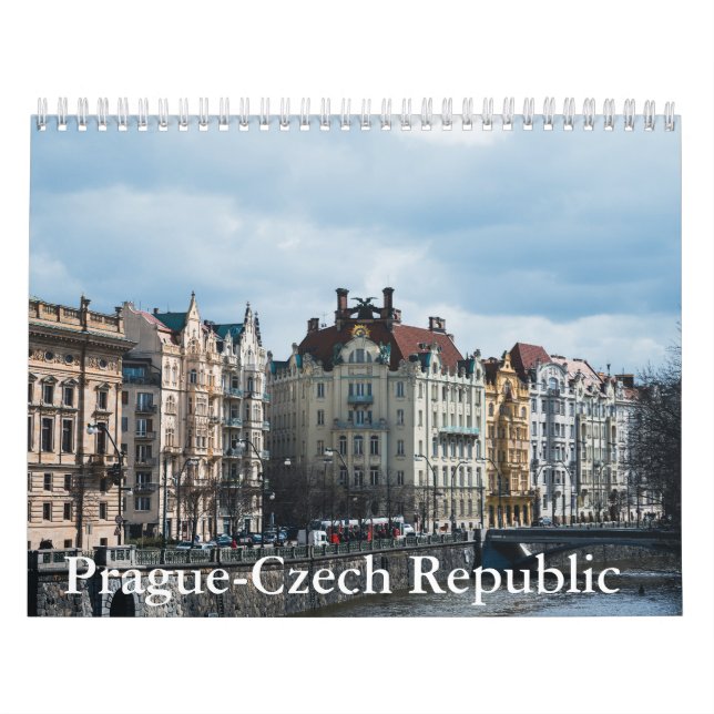 Prague-Czech Republic Calendar Kalender (Omslag)
