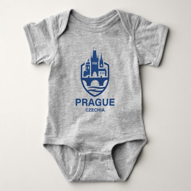 Prague Czechia Europe T Shirt (Framsida)