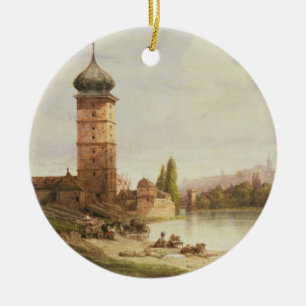 Prague Czechoslovakia Julgransprydnad Keramik