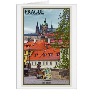 Prague - domkyrka för St Vitus Hälsningskort