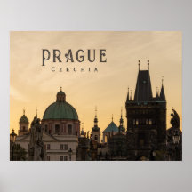 Prague Gamla Stan soluppgång, Tjeckien resebild