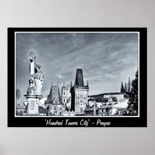 Prague - hundra tornstad (affischen) poster