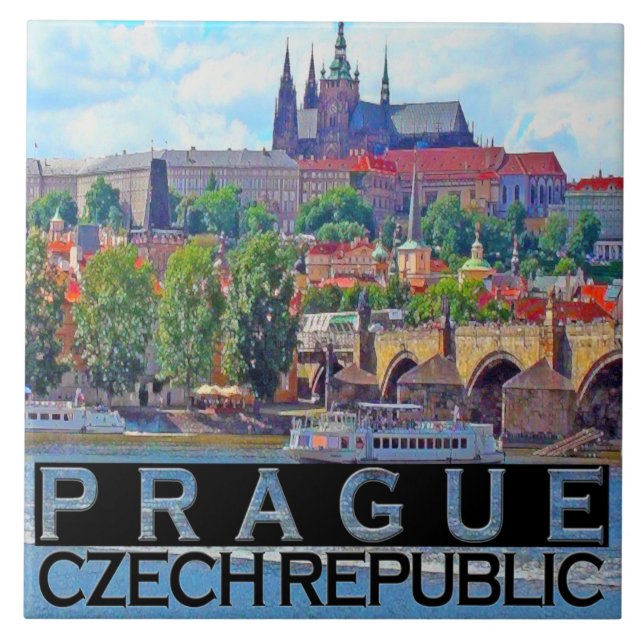 Prague Kakelplatta (Framsidan)