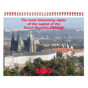 PRAGUE-kalender 2009 - Anpassad Kalender