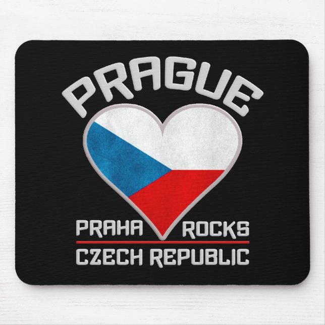 PRAGUE mousepad Musmatta (Framsidan)