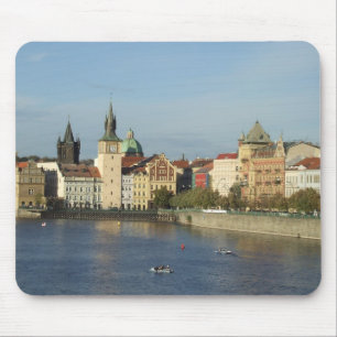 Prague Mousepad vattenplats Musmatta