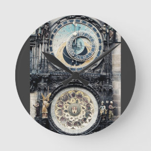Prague Orloj Rund Klocka