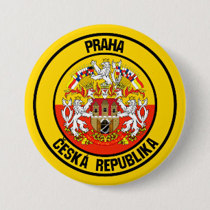 Prague rundaEmblem Knapp