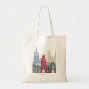Prague skyline poster tygkasse