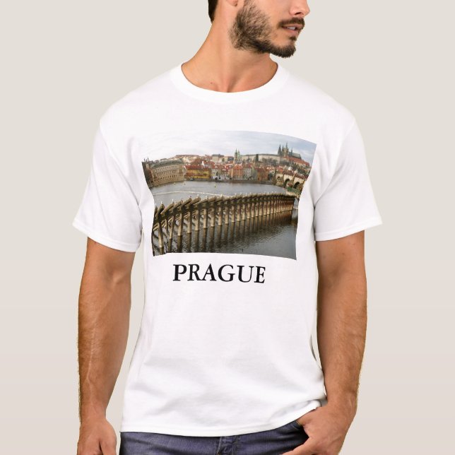 Prague - slott II Tee Shirt (Framsida)
