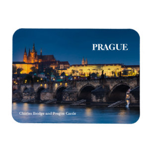Prague slott magnet
