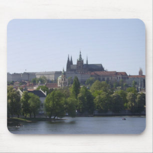 Prague slott Mousepad Musmatta