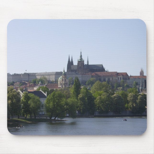 Prague slott Mousepad Musmatta (Framsidan)