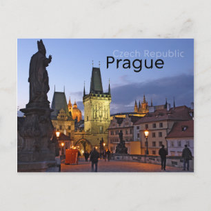 Prague tjeckisk republik vykort