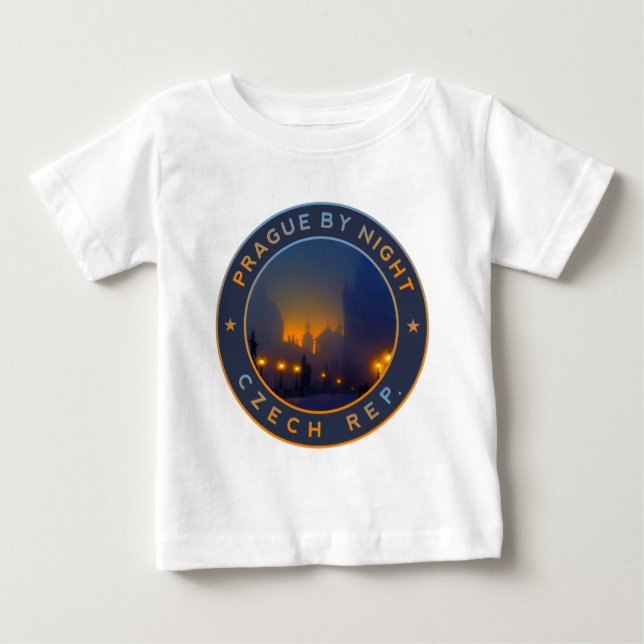 Praha by Night T-shirt (Framsida)
