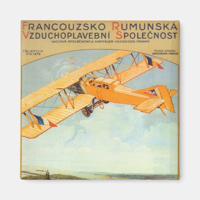 Praha ~ Franco Roumanie Magnet (Framsidan)