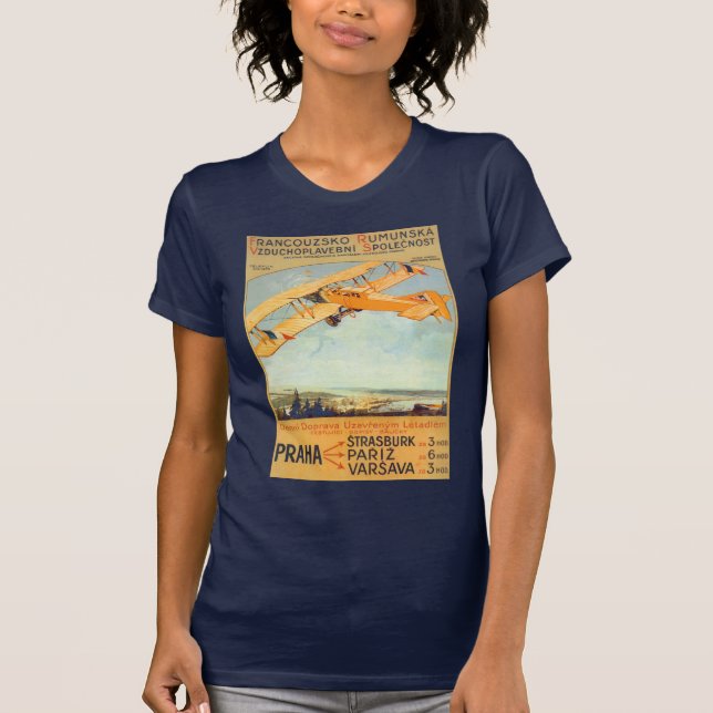 Praha ~ Franco Rumänien T-shirt (Framsida)