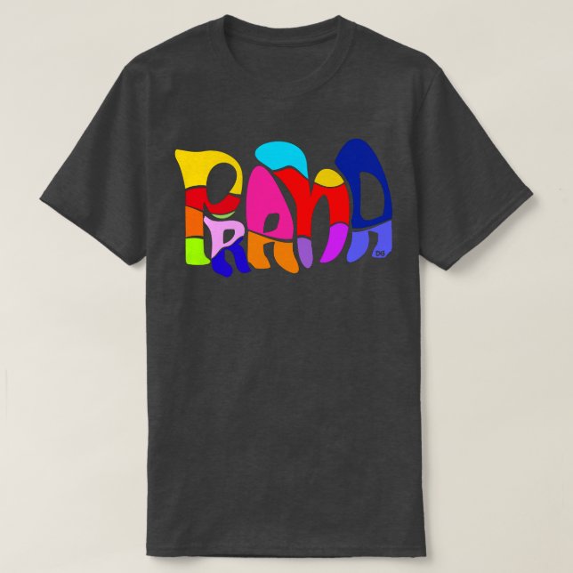 PRAHA lycklig T Shirt (Design framsida)
