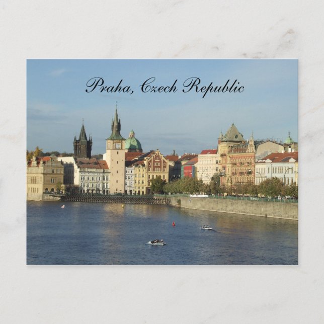 Praha Postcard Vykort (Framsida)