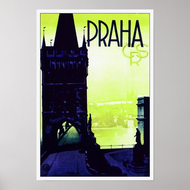 Praha (Prag) Poster (Framsidan)