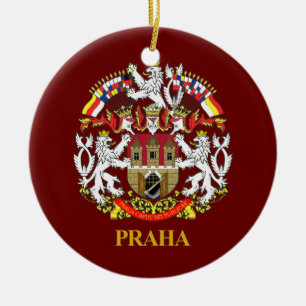Praha (Prague) Julgransprydnad Keramik