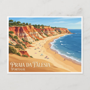 Praia da Falésia Albufeira Portugal Vykort