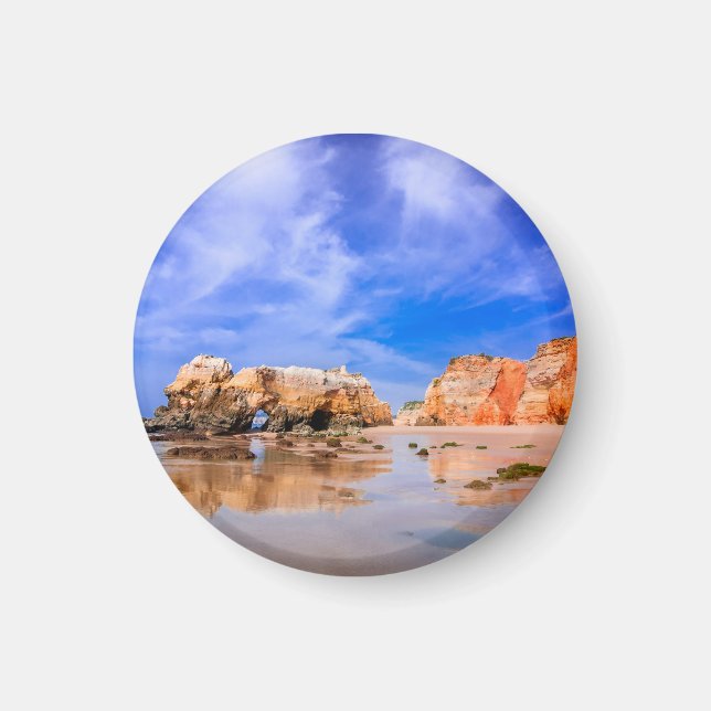 Praia da rocha Portugal Magnet (Framsidan)