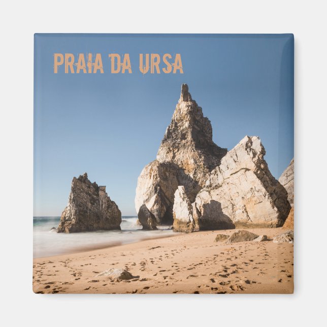 Praia da Ursa-stranden i Portugals gåva Magnet (Framsidan)