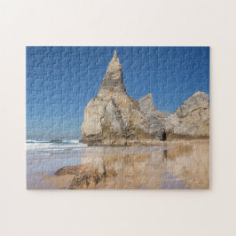 Praia da Ursa-stranden sten i Portugal Poster gåva Pussel
