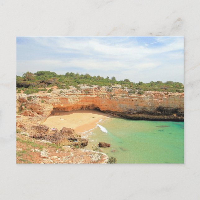 Praia de Albandeira Vykort (Framsida)
