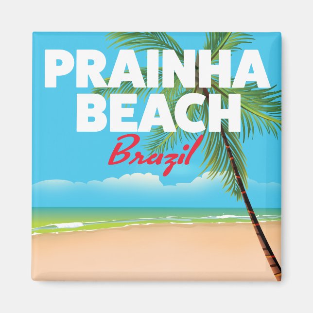 Prainha Beach Brasilien Magnet (Framsidan)