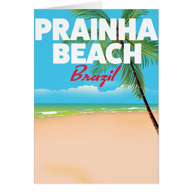 Prainha Strand Brasilien Hälsningskort (Framsidan)